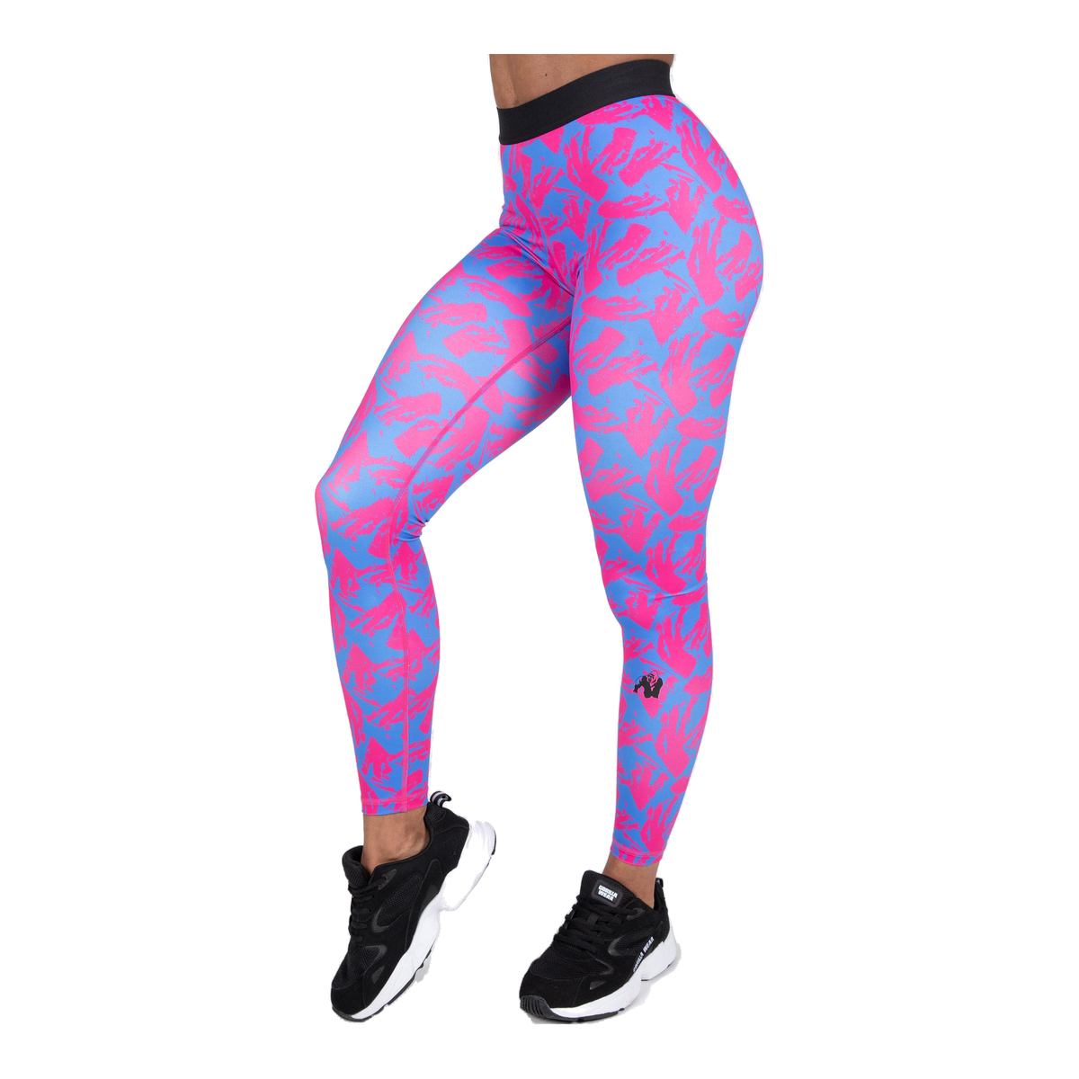 Colby Leggings - Blue/Pink product photo