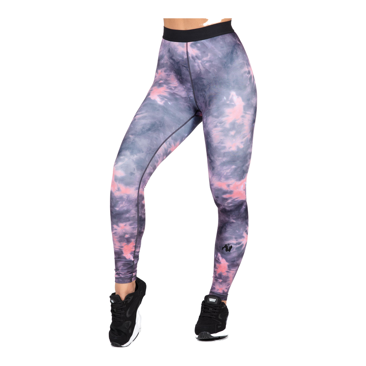 Colby Leggings - Gray/Pink product photo
