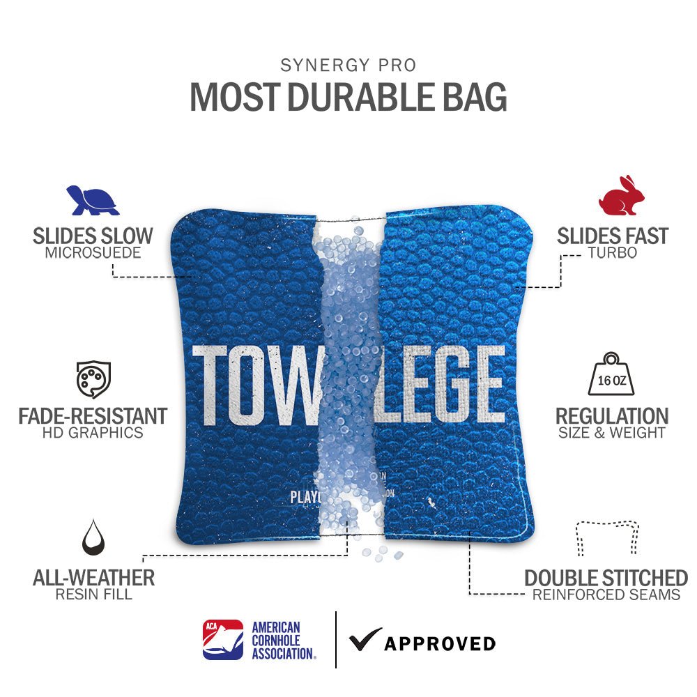 College Town Campus Gameday Synergy Pro Cornhole Bags - View 3
