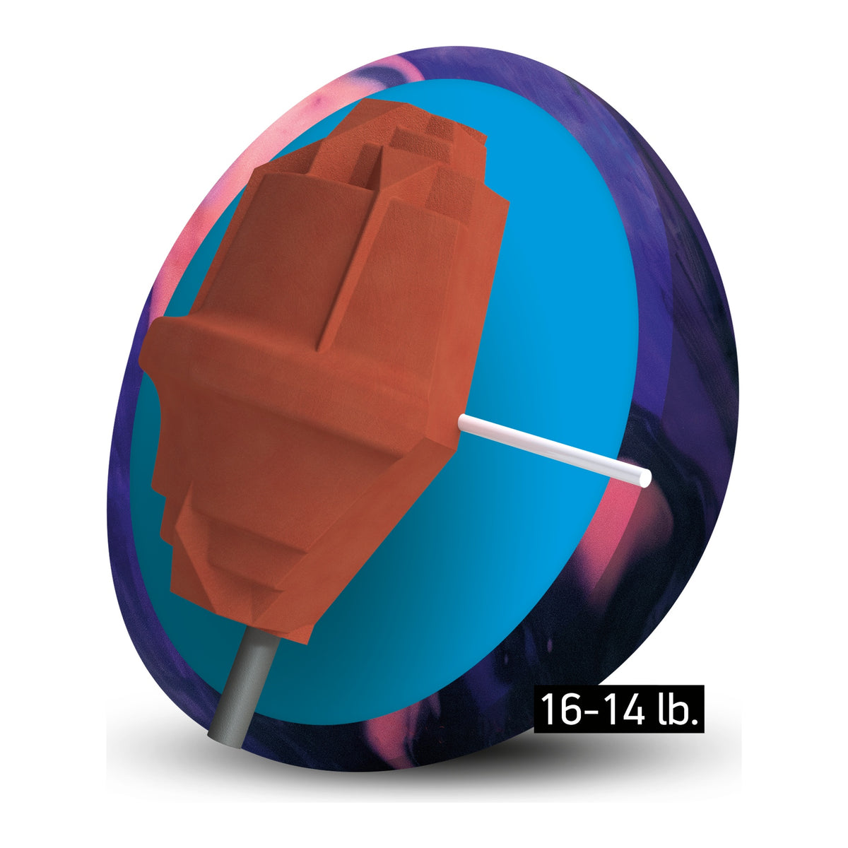 Columbia 300 Street Rally Black/Rose Gold/Purple Pearl Bowling Ball in Black Rose Gold Purple Pearl - core