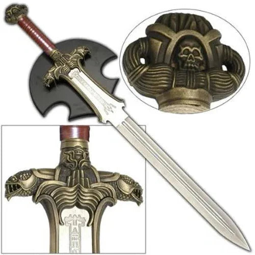 Conan Atlantean Sword Replica with Plaque