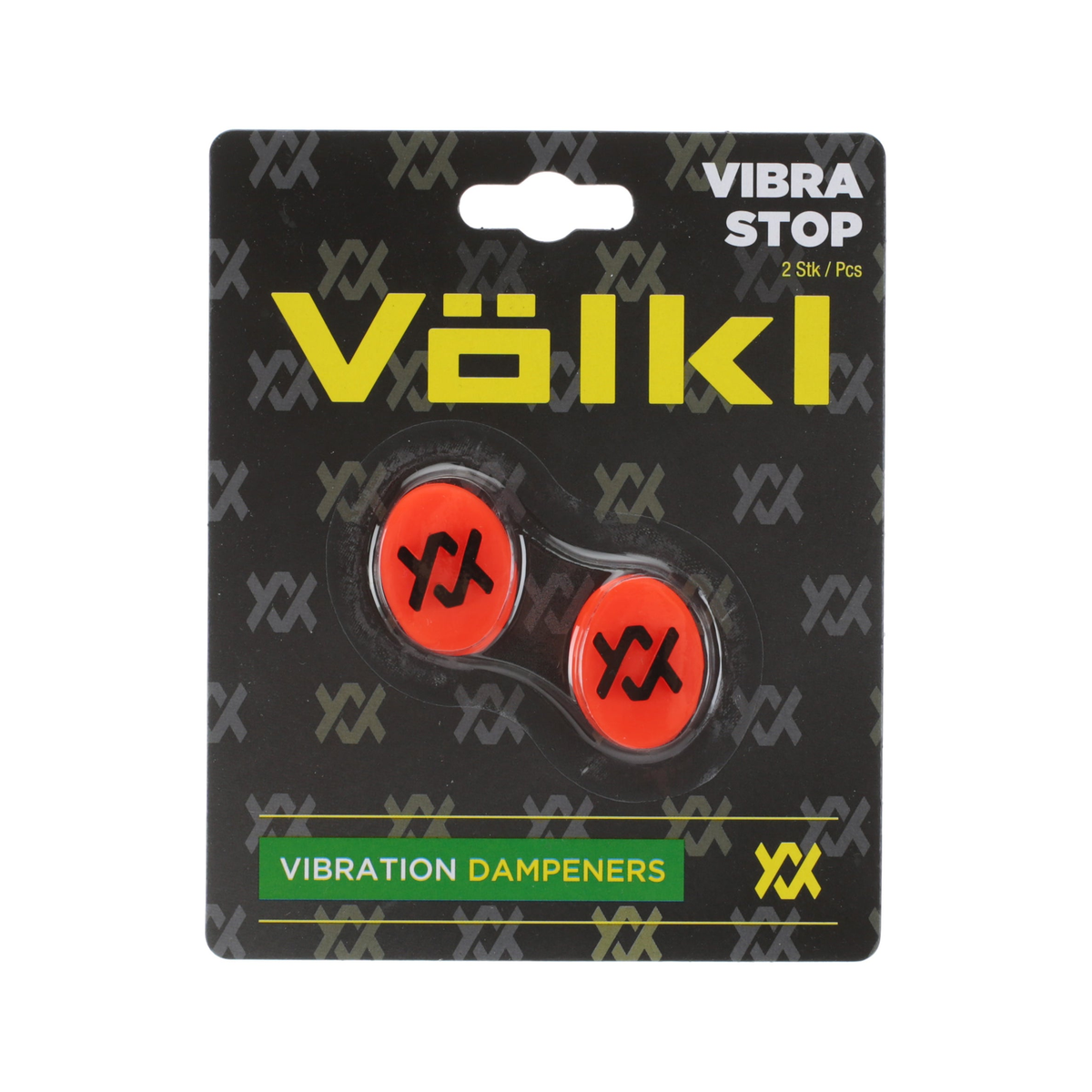 Volkl Vibrastop 48 Tub Tennis Vibration Dampener in Black/Silver