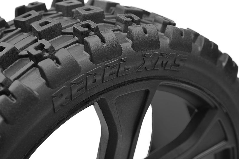 Asuga XLR Off-Road Low Profile Tires Glued on Black 1 pair - View 2