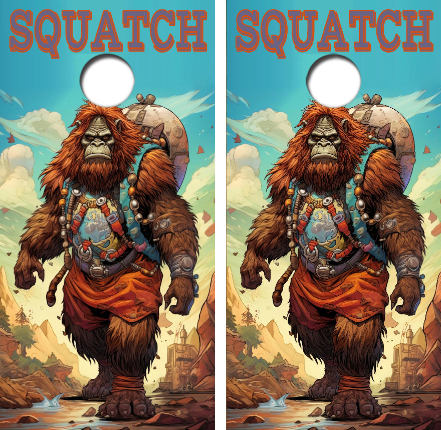 Squatch Cornhole Design - View 2