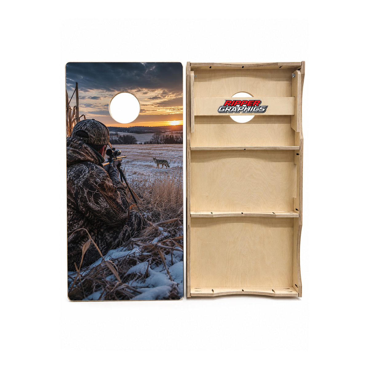 Coyote Hunting Cornhole Design - CH5062 - Great Call Athletics