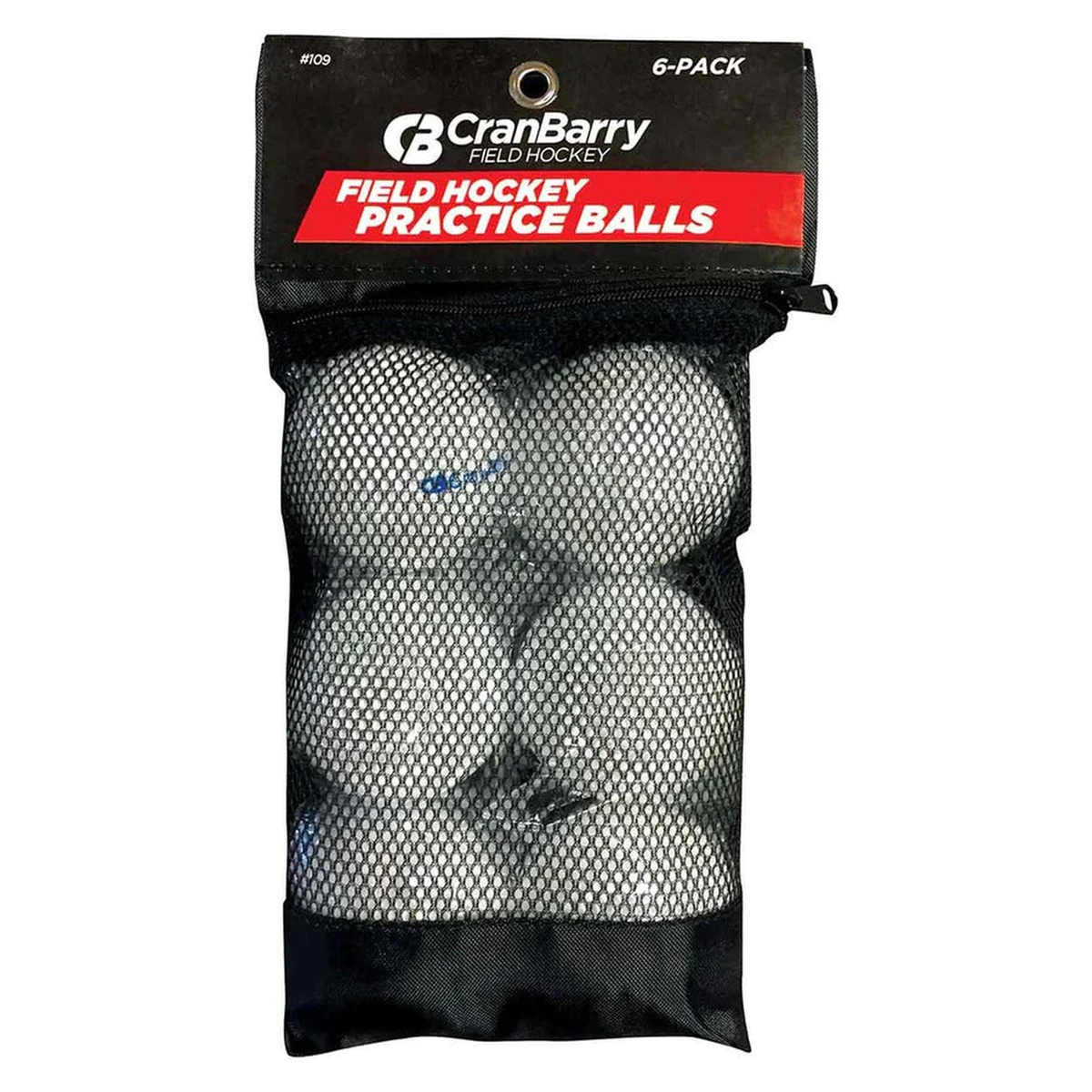 CRANBARRY Field Hockey Practice Ball White - 6 Pack