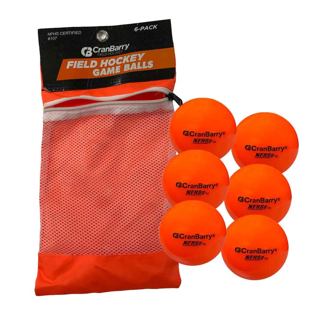 CRANBARRY Hollow NFHS Game Ball - 6 Pack