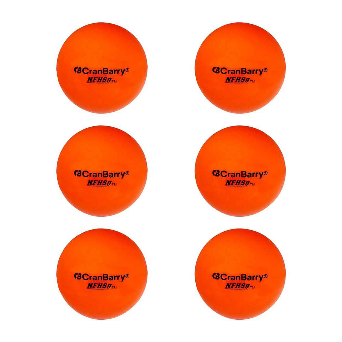 CRANBARRY Hollow NFHS Game Ball - 6 Pack