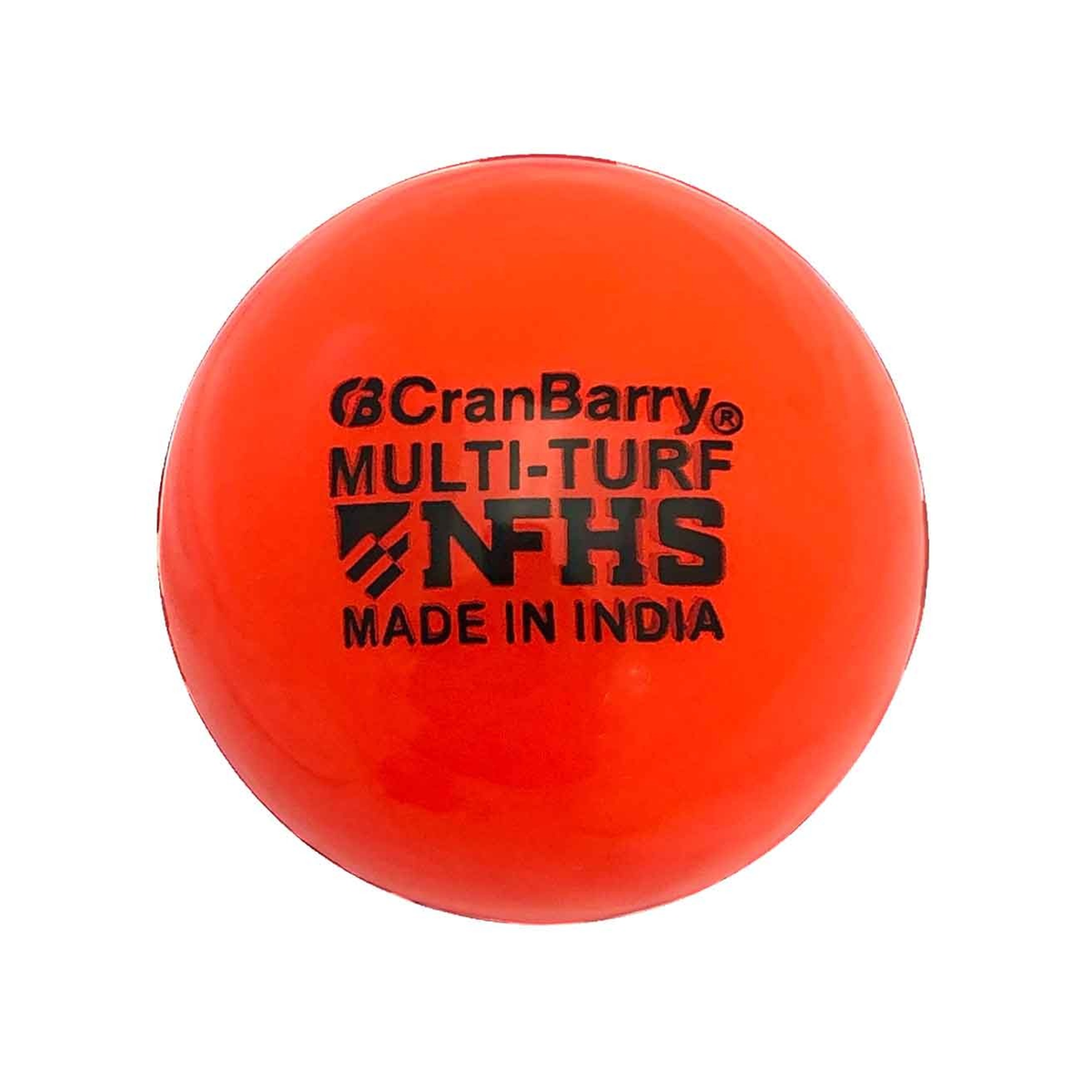 CRANBARRY Multi-Turf NFHS Stamped Field Hockey Game Ball - Dozen in Orange