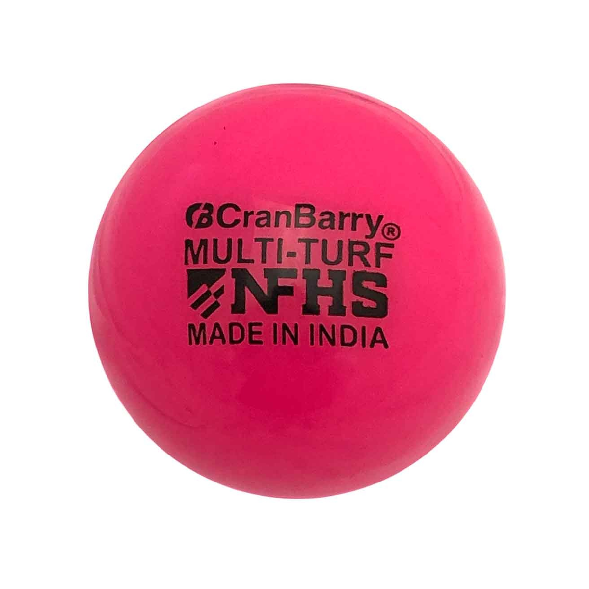 CRANBARRY Multi-Turf NFHS Stamped Field Hockey Game Ball - Dozen in Pink