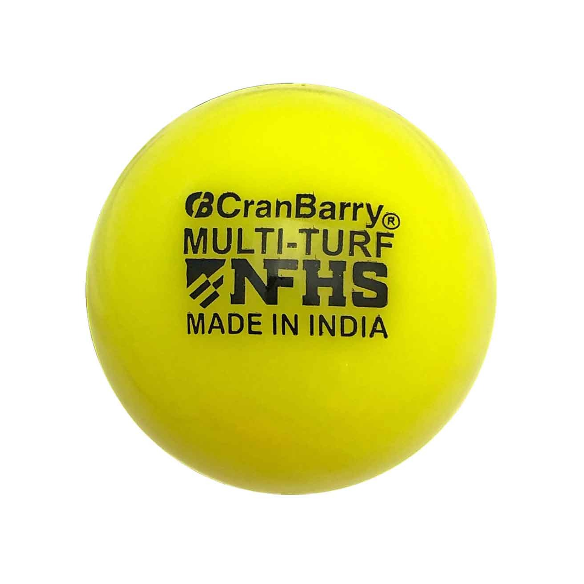 CRANBARRY Multi-Turf NFHS Stamped Field Hockey Game Ball - Dozen in Yellow