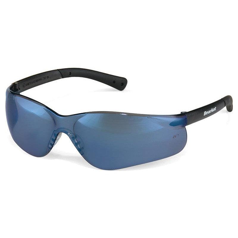 MCR Safety Bearkat BK3 Safety Glasses with Blue Mirror Lenses