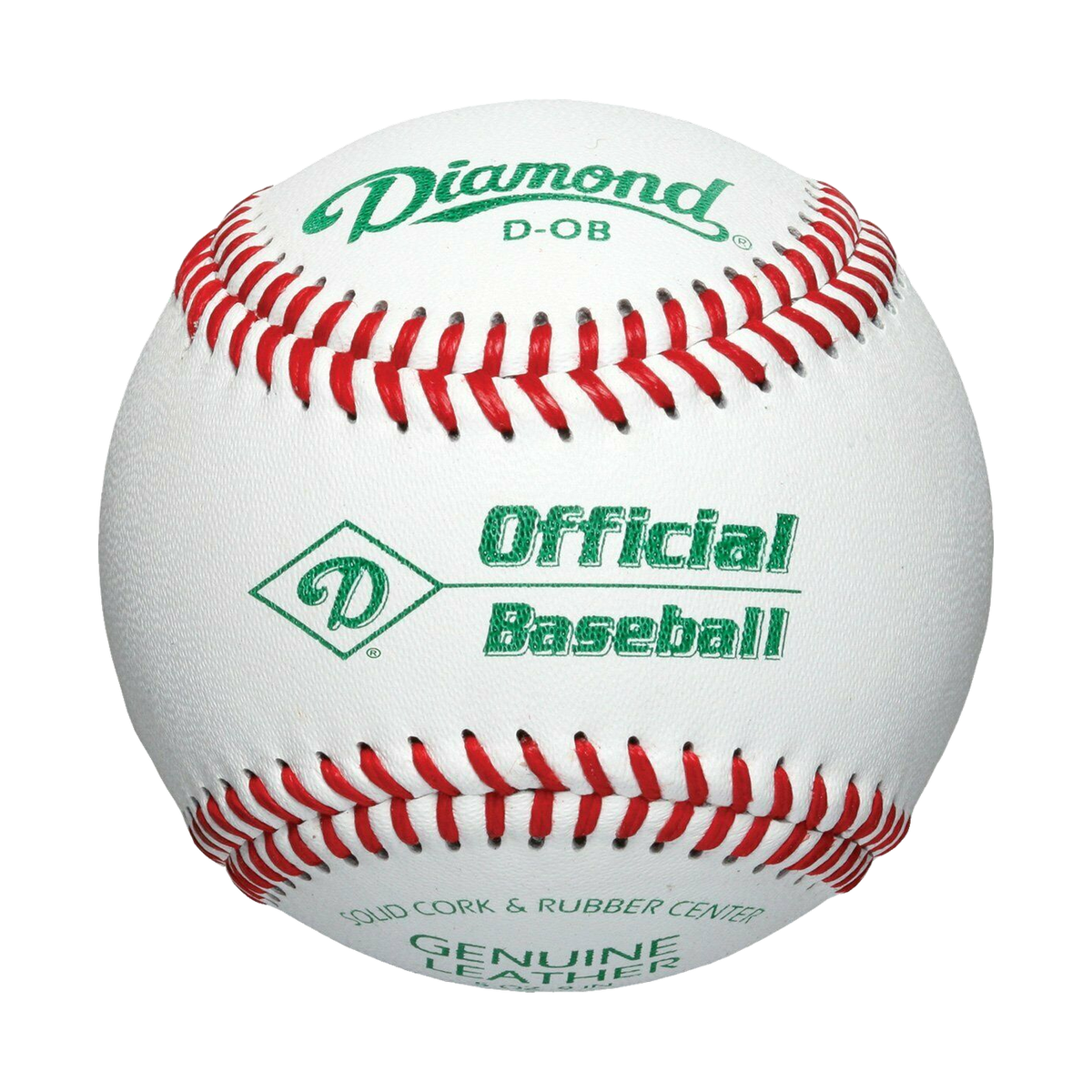 Diamond D-OB Diamond Seam Youth Baseballs - Front view