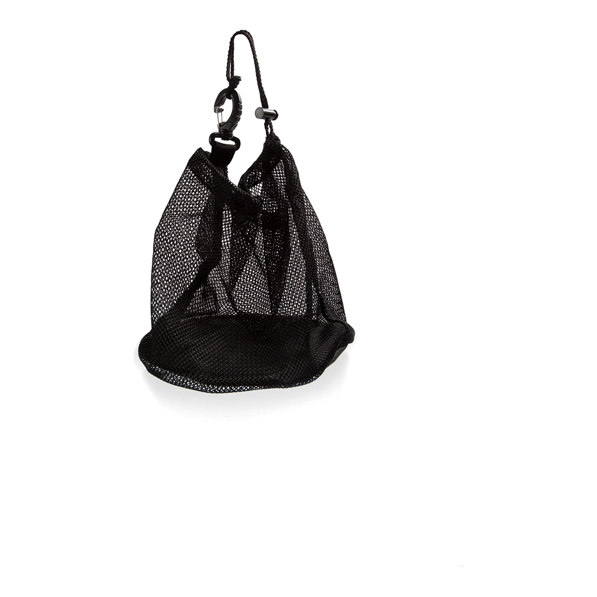 Tandem Sport Individual Volleyball Mesh Bag, Black - Front View