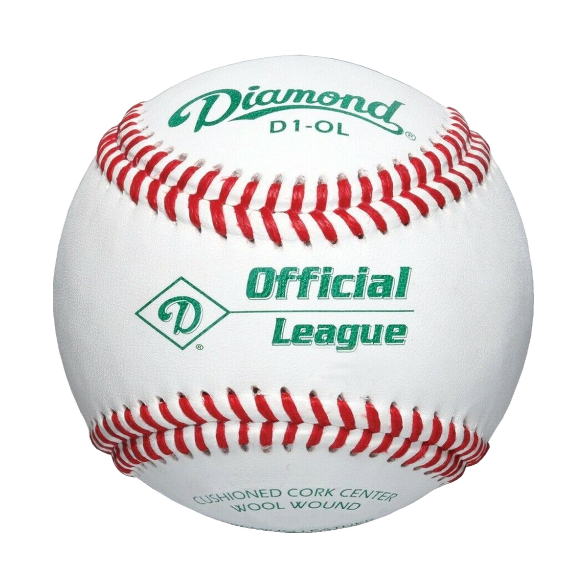 Diamond D1-OL Official League Baseballs - Front view