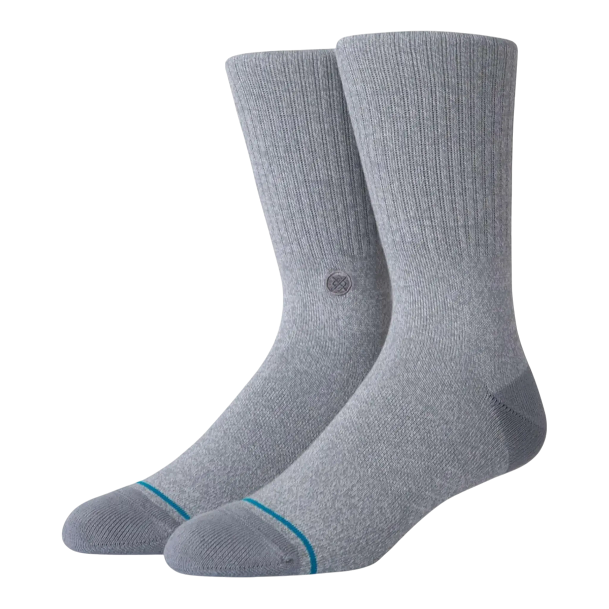 Stance Icon Classic Crew Men's Crew Socks — Grey Heather