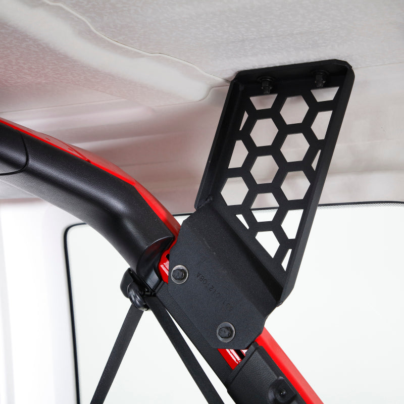 Go Rhino 19-22 Jeep Wrangler JLU SRM Roll Bar Mount Kit - Tex. Blk - View 5