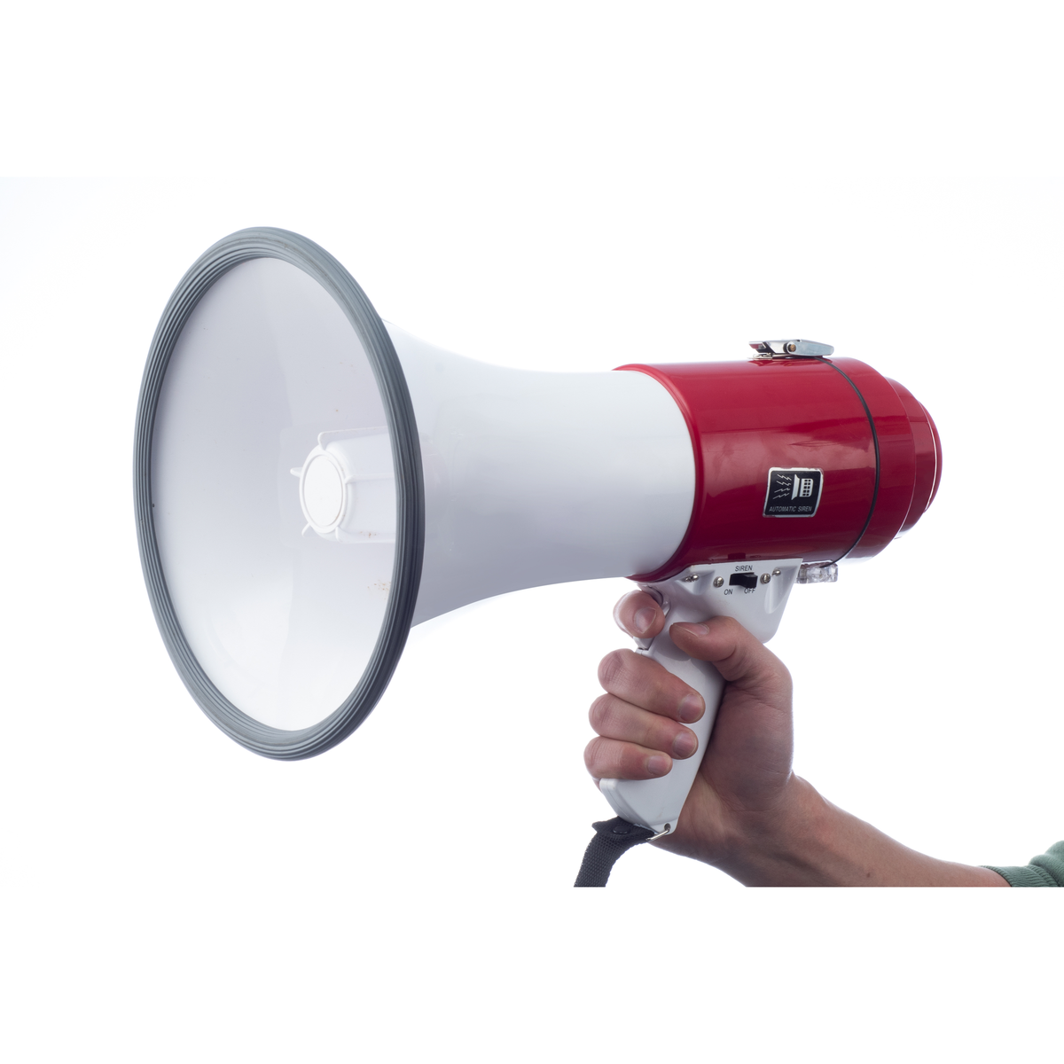 Martin Sports Transistor Megaphone, 1400 Yard Range, 50W - Front View