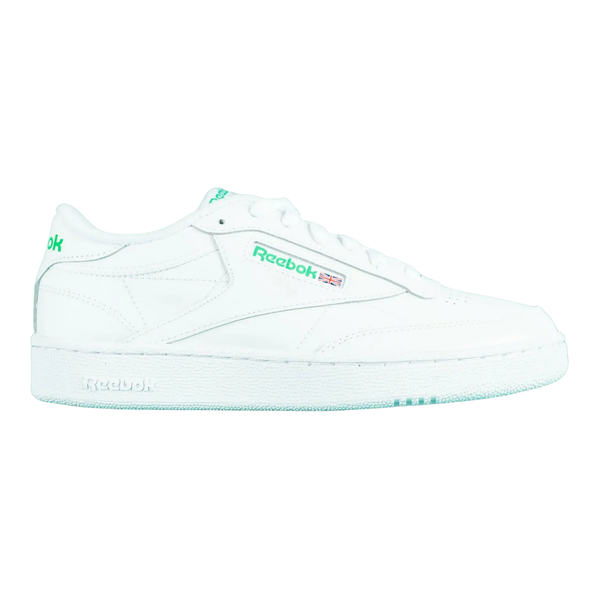 Reebok Classic Club C 85 Men's Sneakers — White/Green Leather