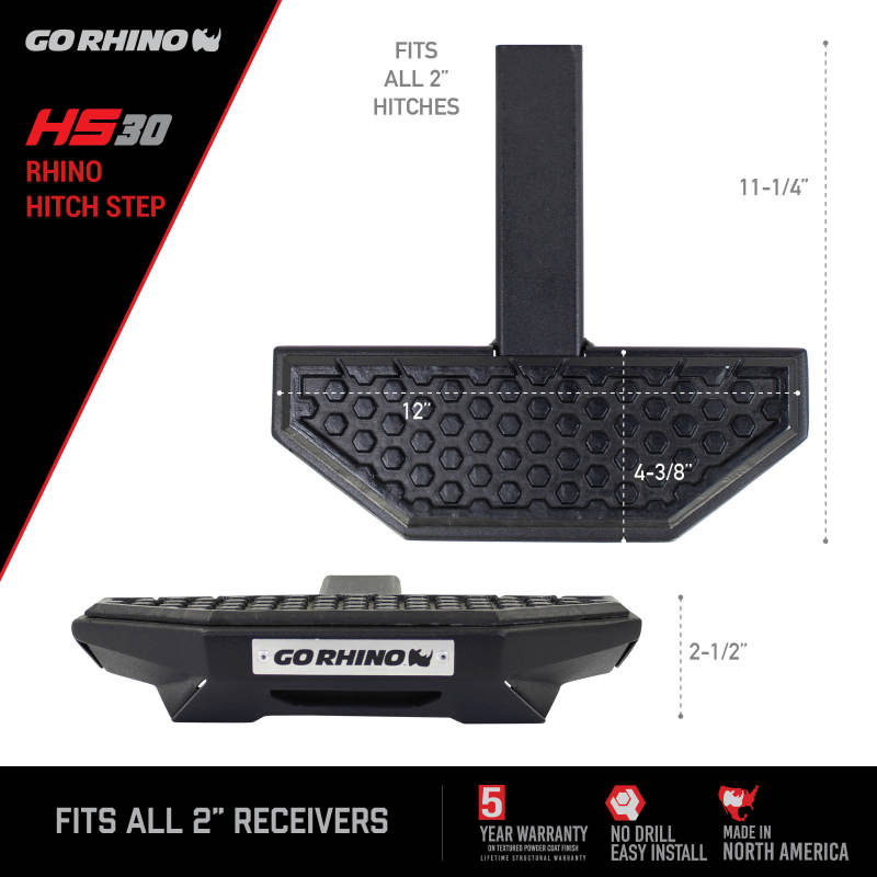 Go Rhino HS-30 Rhino Hitch Step - View 8