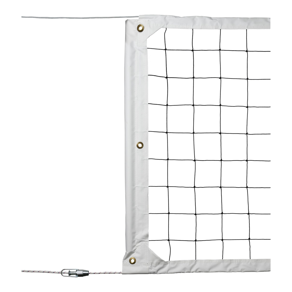 Tandem Sport Volleyball Net in Competition Cable Top - Front View