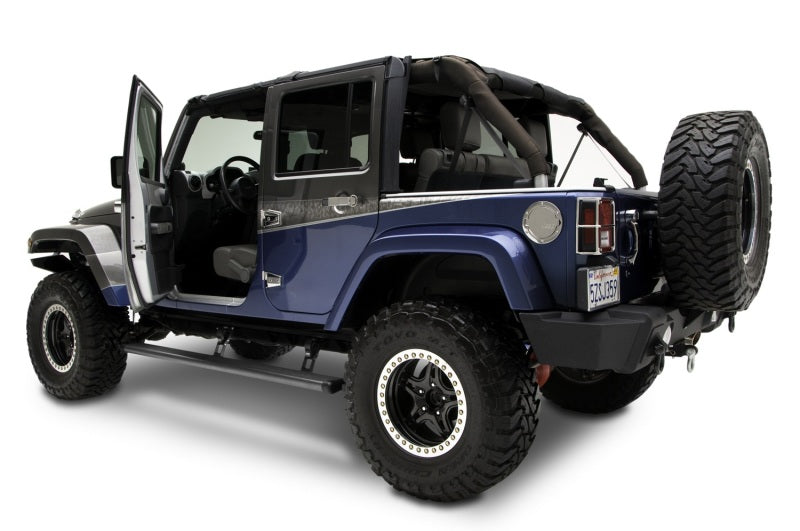 AMP Research 2007-2017 Jeep Wrangler JK 4 Door PowerStep - Black - View 10