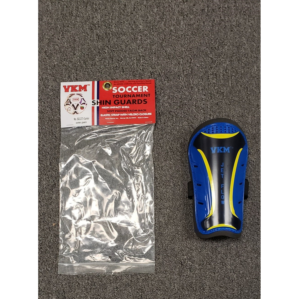 Martin Sports Adult Soccer Shin Guard, 9 Inch - Front View