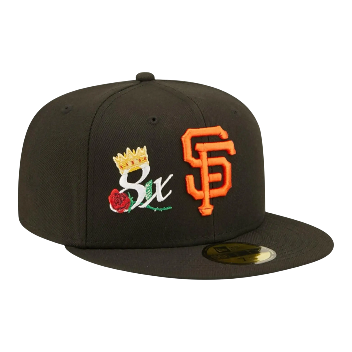 New Era San Francisco Giants Crown Champs WS Men's Fitted Hat — Black