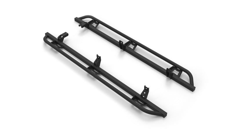 N-Fab Trail Slider Steps 19-20 Ford Ranger Crew Cab All Beds - SRW - Textured Black - View 5