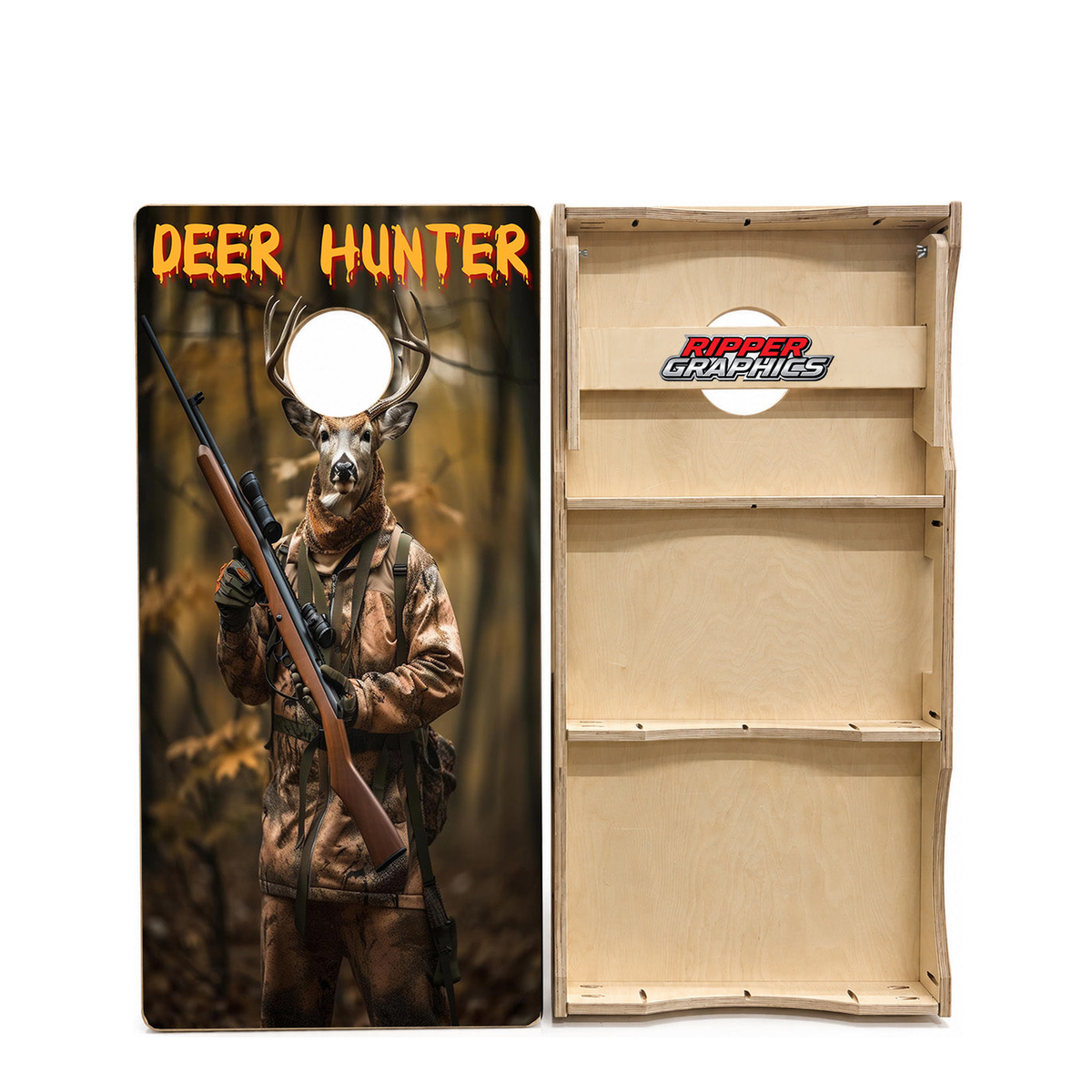 Deer Hunter Cornhole Design product photo
