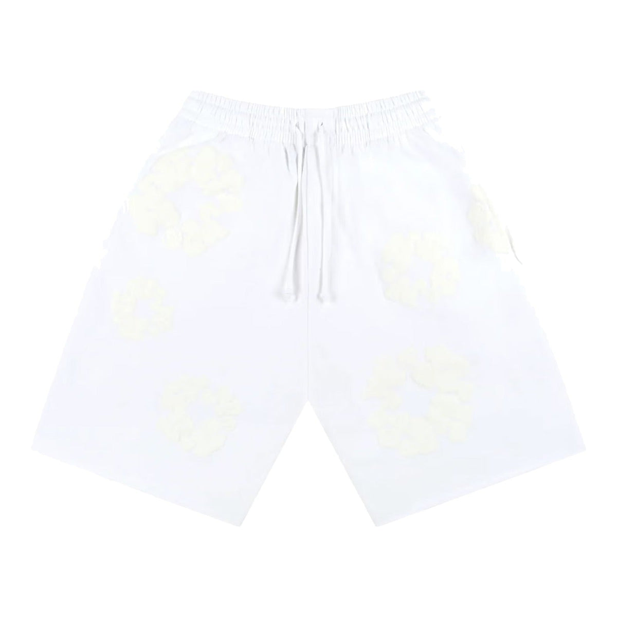 Denim Tears Mono Cotton Wreath Shorts White