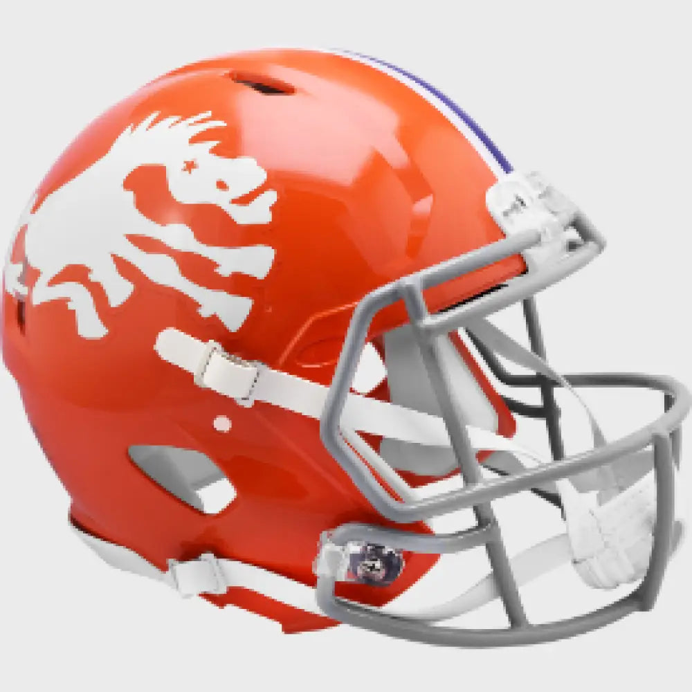 Denver Broncos Full Size Authentic 1966 Speed Throwback Football Helmet - NFL