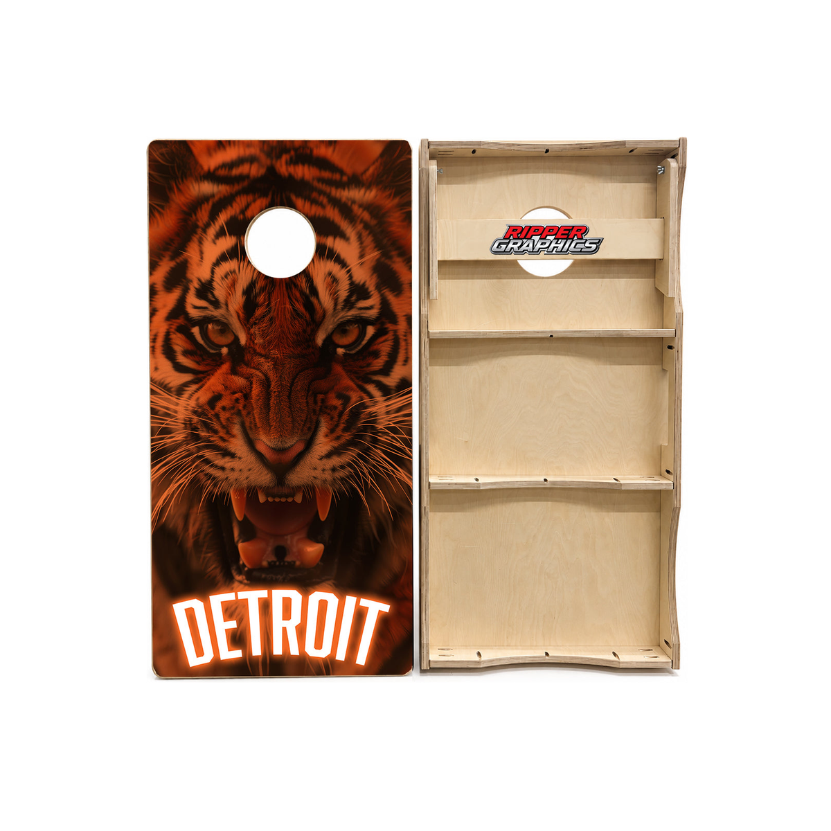 Detroit Tigers Cornhole Design product photo