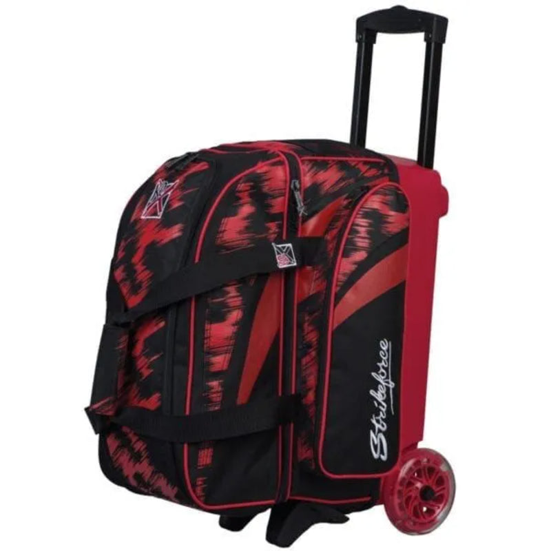 KR Cruiser 2 Ball Double Roller Scratch Bowling Bag