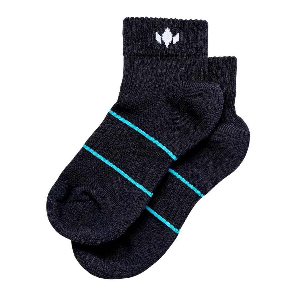 Diadem Performance Quarter Socks in Black - detail