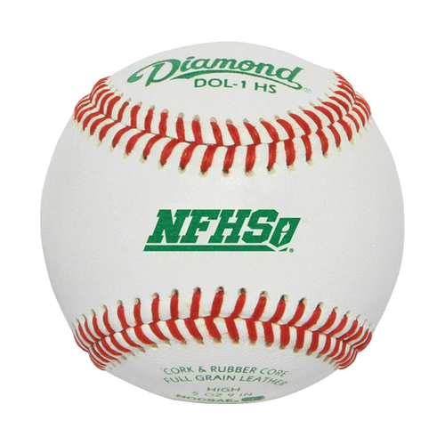 Diamond DOL-1 HS NFHS NOCSAE Baseballs, 1 Dozen