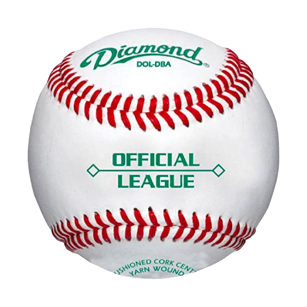 Diamond DOL-DBA Duracover Official League Baseballs - Front view