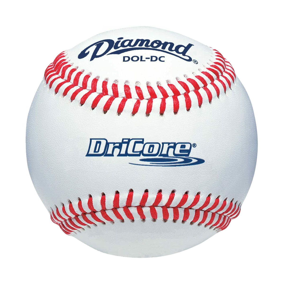 Diamond DOL-DC DriCore Wet Weather Baseballs - Front view