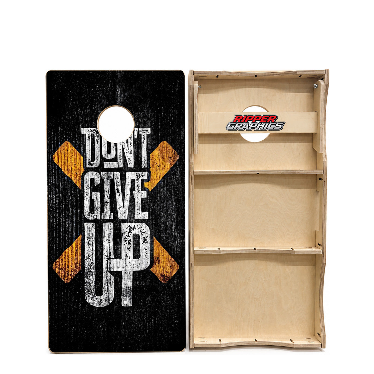 Don't Give Up Cornhole Design product photo