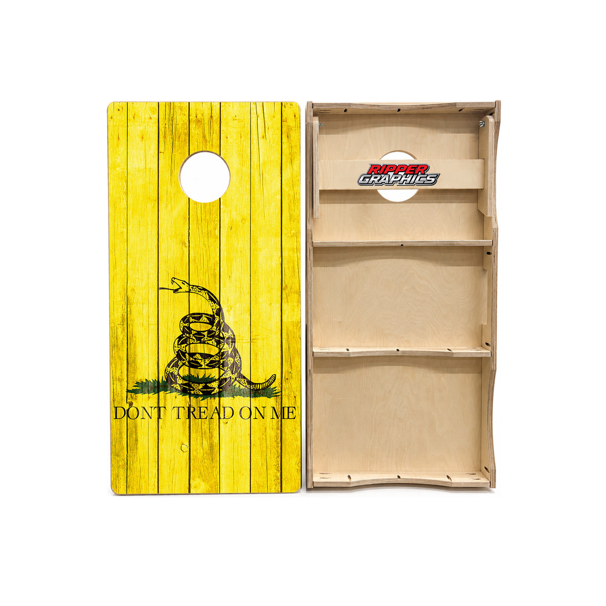 Don't Tread On Me Cornhole Design product photo