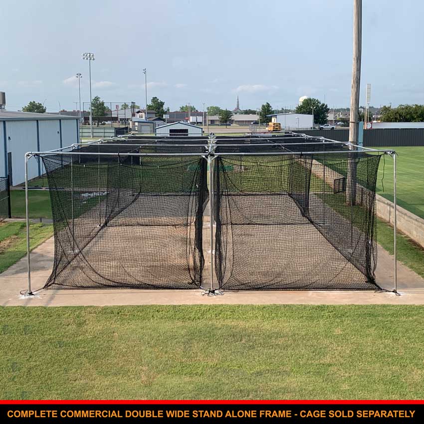 Cimarron 55x30x12 Commercial 2" Stand-Alone Frame Double Wide - Alternate View 2