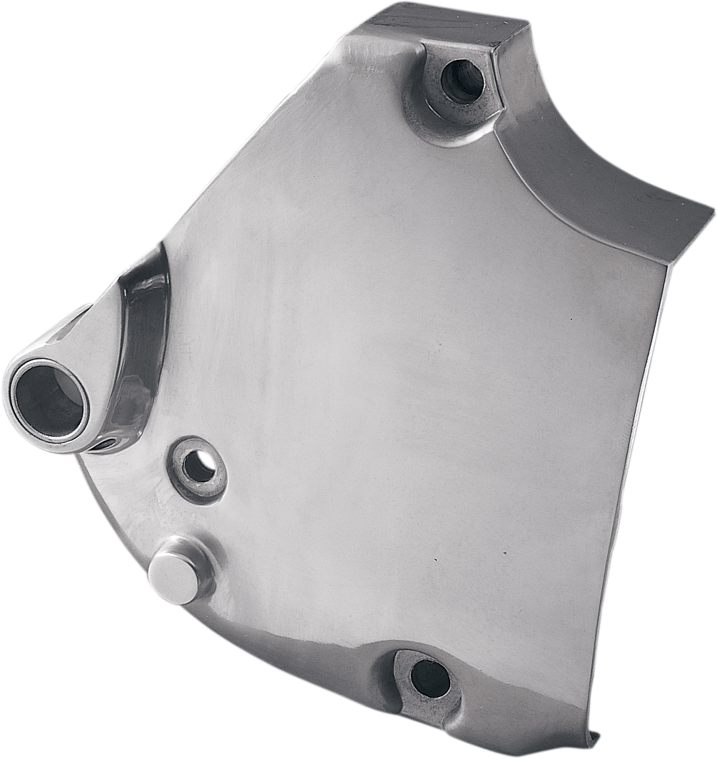 DRAG SPECIALTIES Sprocket Cover for '71-'76 XL - Polished Aluminum with Bronze Bushing (Part #301124-BX-LB2)
