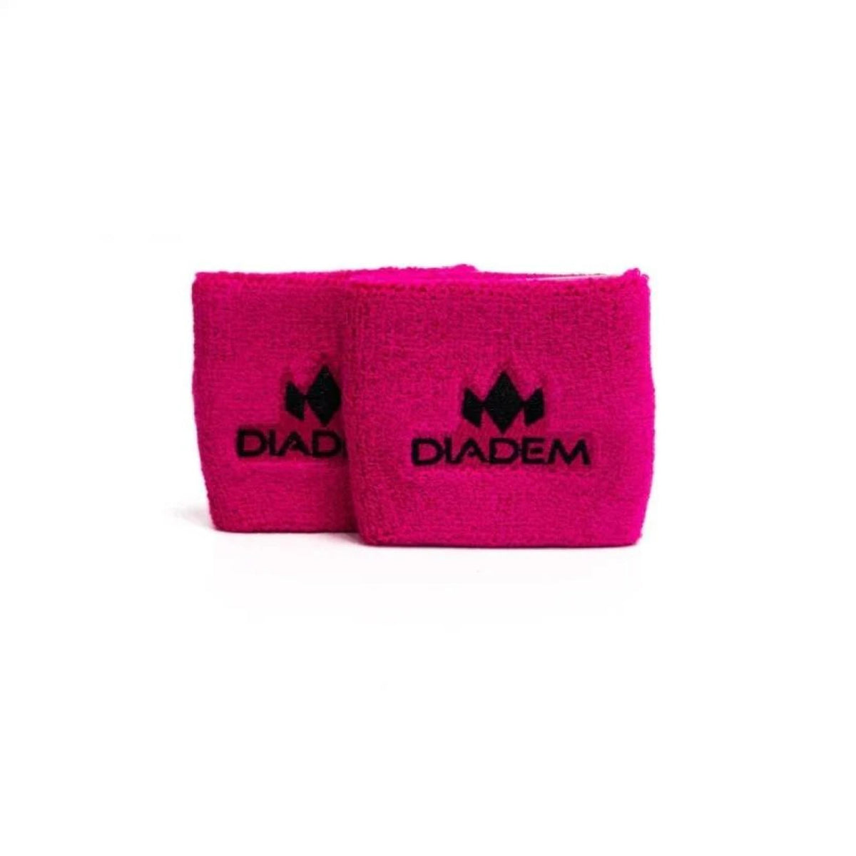 Diadem logo small wristbands made of soft absorbent fabric, shown as a pair with embroidered logo detail.