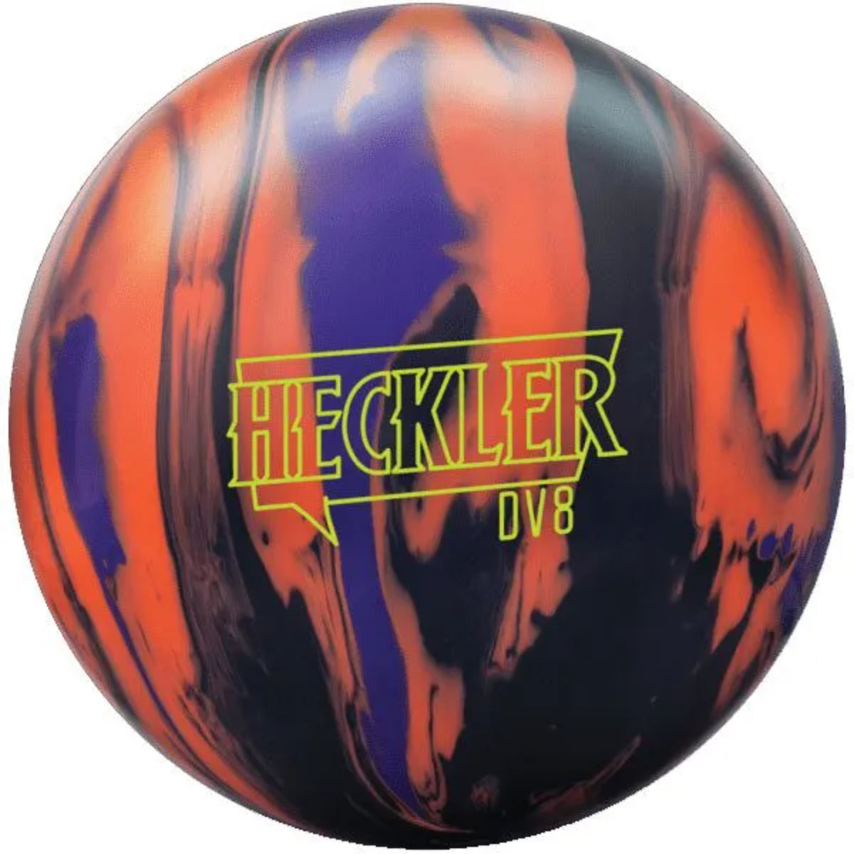 Dv8 Heckler Solid Pre-Drilled Black Citrine Purple Bowling Ball