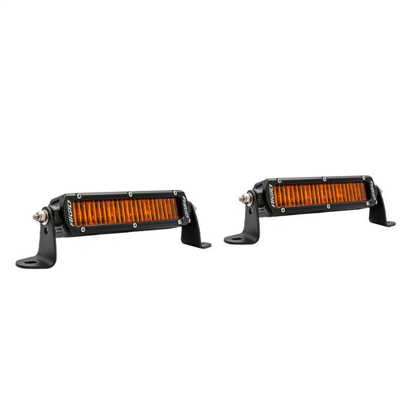 Rigid Industries SR-Series SAE 6in. w/ Amber PRO Lens (Pair) - View 3