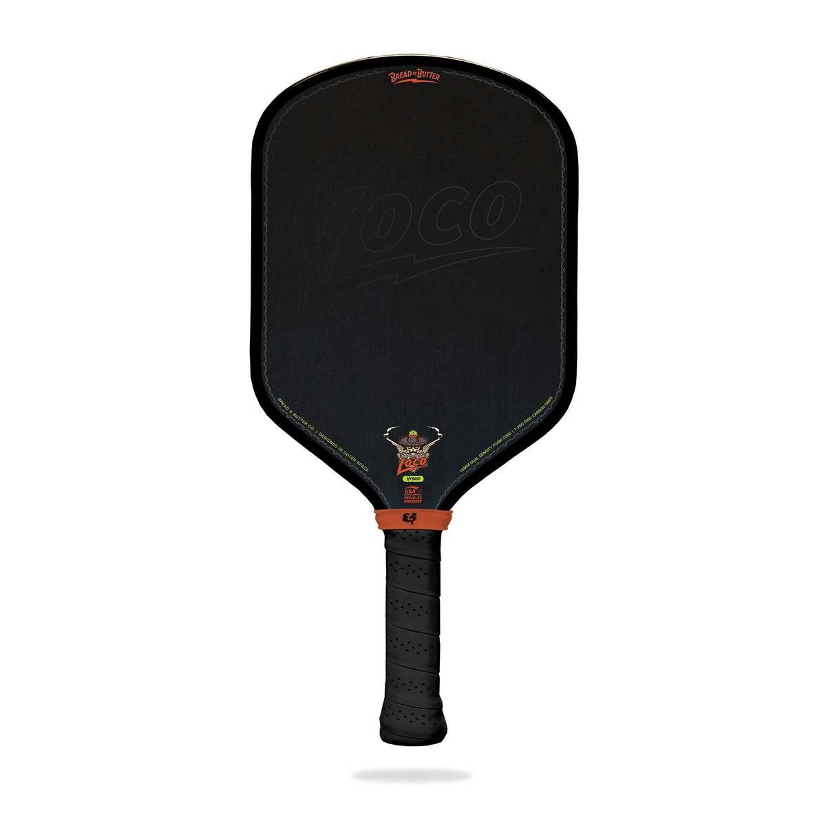 Bread and Butter Loco 16mm Pickleball Paddle Hybrid / Black