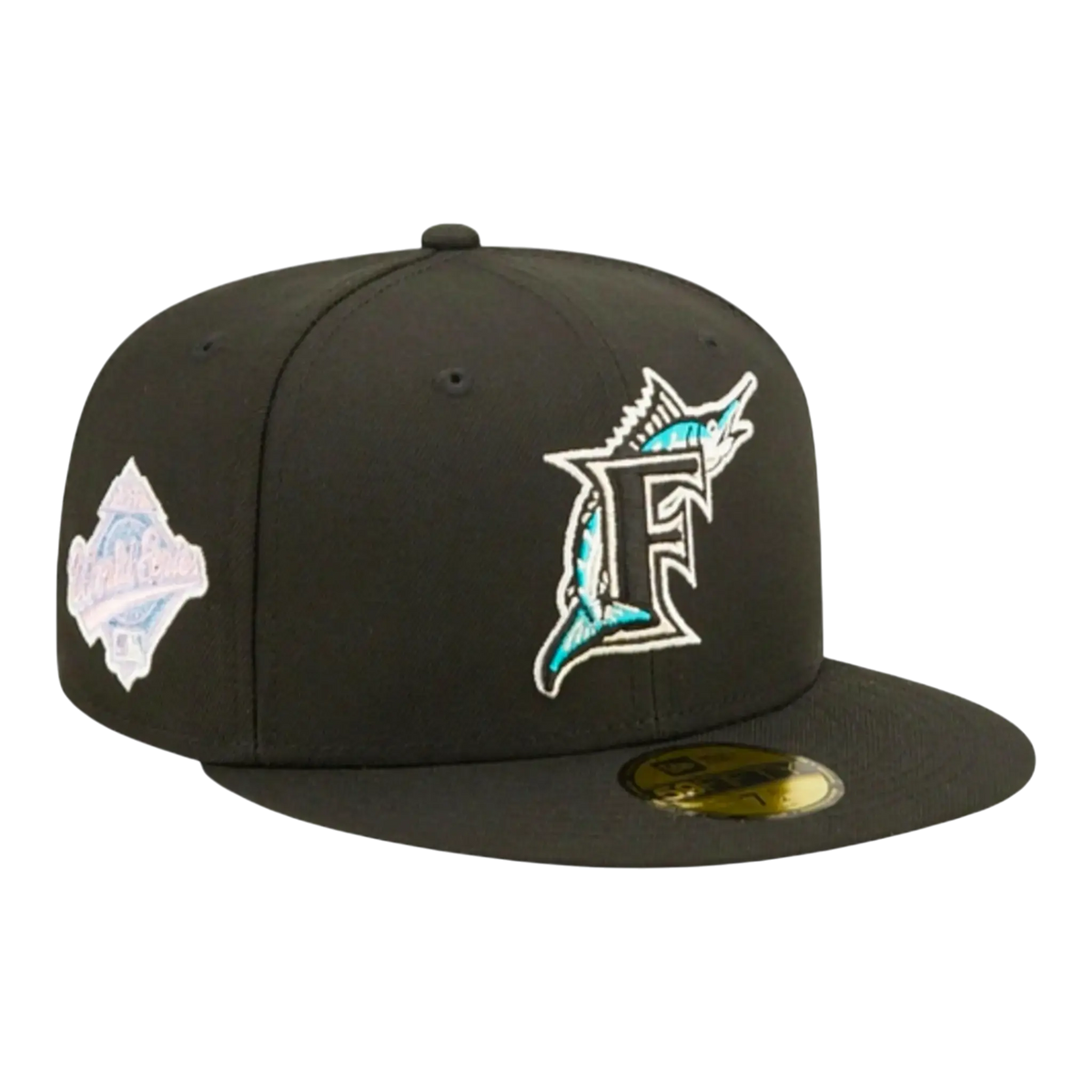 New Era Florida Marlins Pop Sweat Men's Fitted Hat — Black