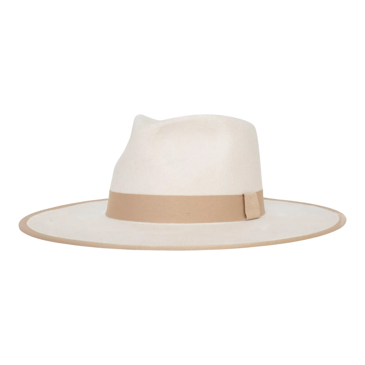 Goorin Bros Adore You Wool Felt Wide Brim Men's Fedora Hat — Ivory