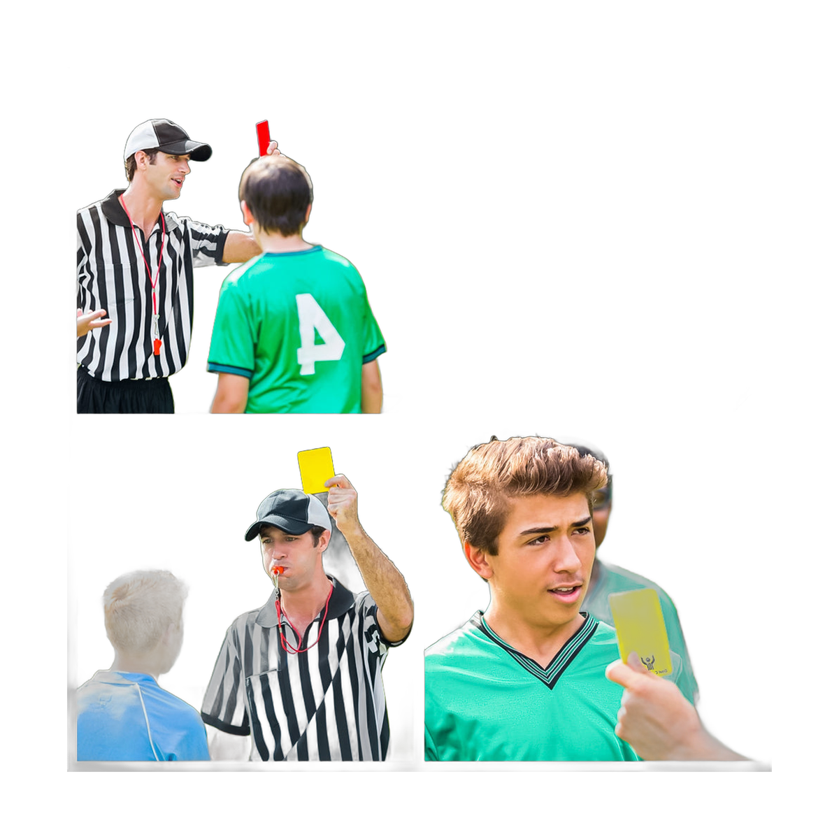 Great Call Athletics Soccer Reusable Game Card Pro Set of Yellow  Red Erasable Match Data Record