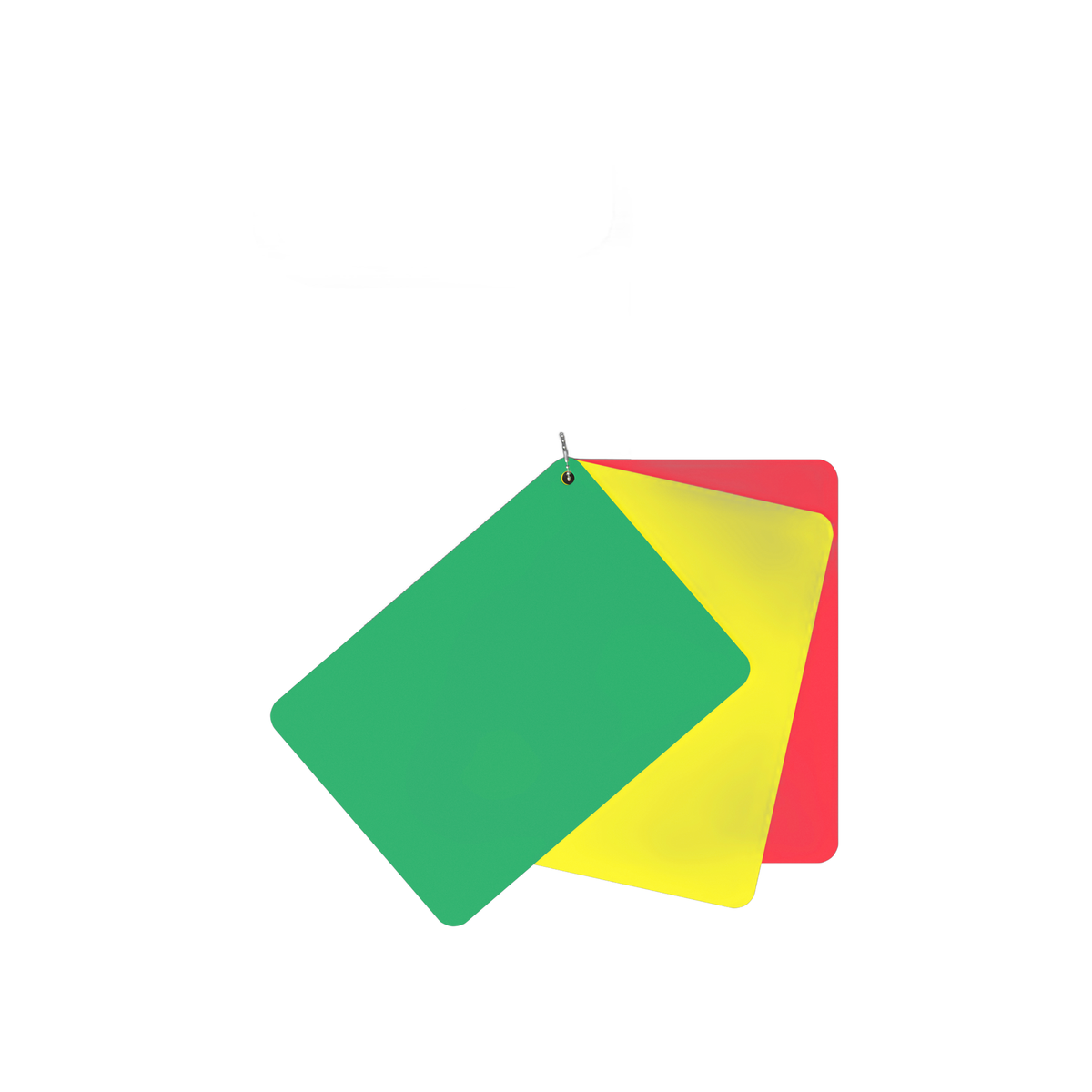 Great Call Athletics Pro Penalty Cards Set w Case Red Yellow Green Delay Warning Ejection